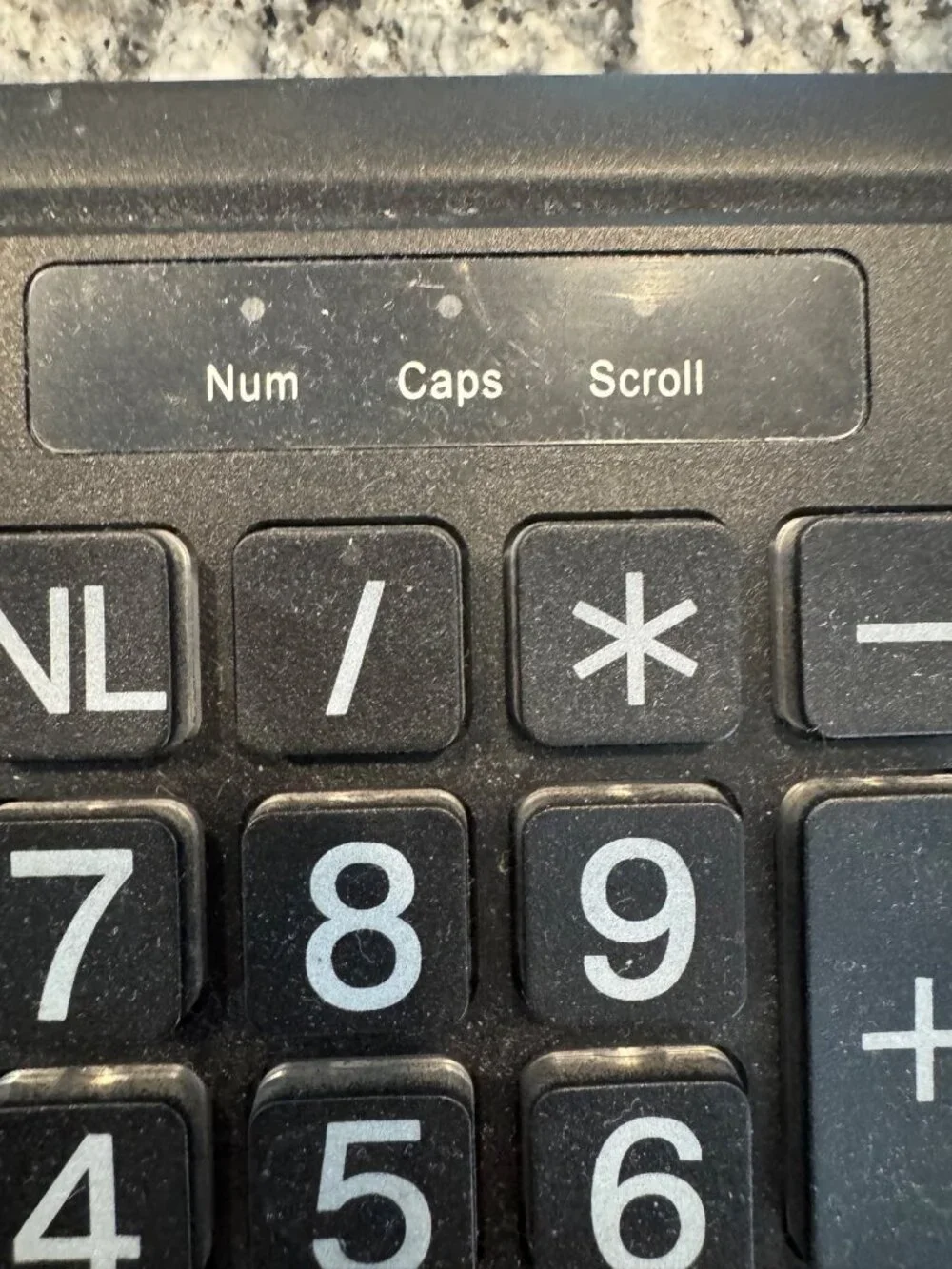 Wired Backlit 104-Key Keyboard With Numeric Keypad USB Connection Black
